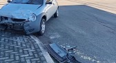 Motociclista fica ferido em colisão no Bairro Vila Nova