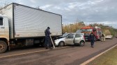 Acidente na BR-277 deixa dois homens feridos e movimenta equipes de resgate