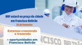 BRF estará no calçadão de Beltrão neste sábado