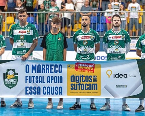 ACEFB através do Nucleo Idea faz parceria inédita com Marreco Futsal