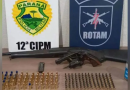 ROTAM apreende diversas armas e munições após denúncia