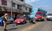 Acidente de trânsito deixa motociclista ferido no bairro Cango