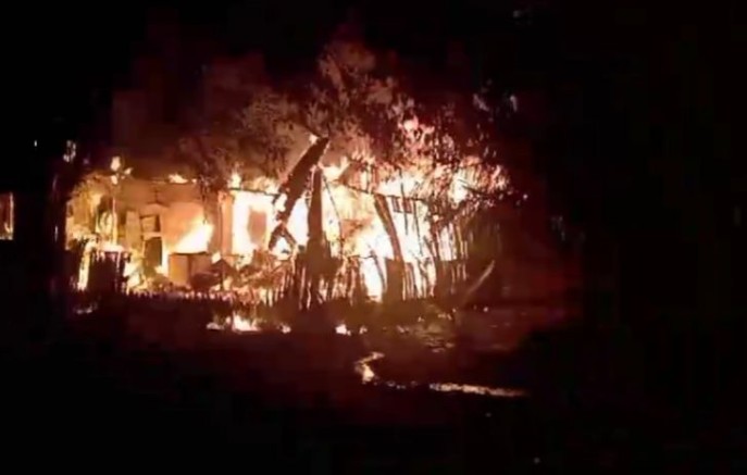 Incêndio destrói residência no interior de Francisco Beltrão