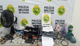 Dupla é presa por furto em fábrica de costura