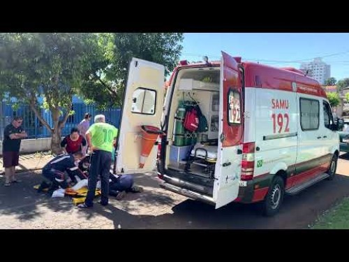 Menino de 4 anos fica ferido em atropelamento no bairro Alvorada