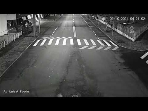 Vândalos quebraram diversas placas de trânsito em Beltrão
