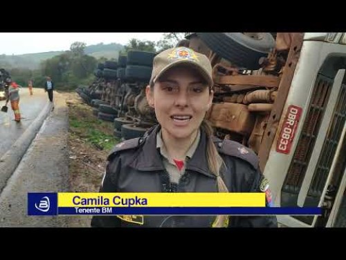 Grave acidente na “curva da morte” deixa dois feridos