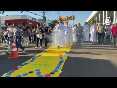 Milhares de fiéis participam das celebrações de Corpus Christi em Francisco Beltrão